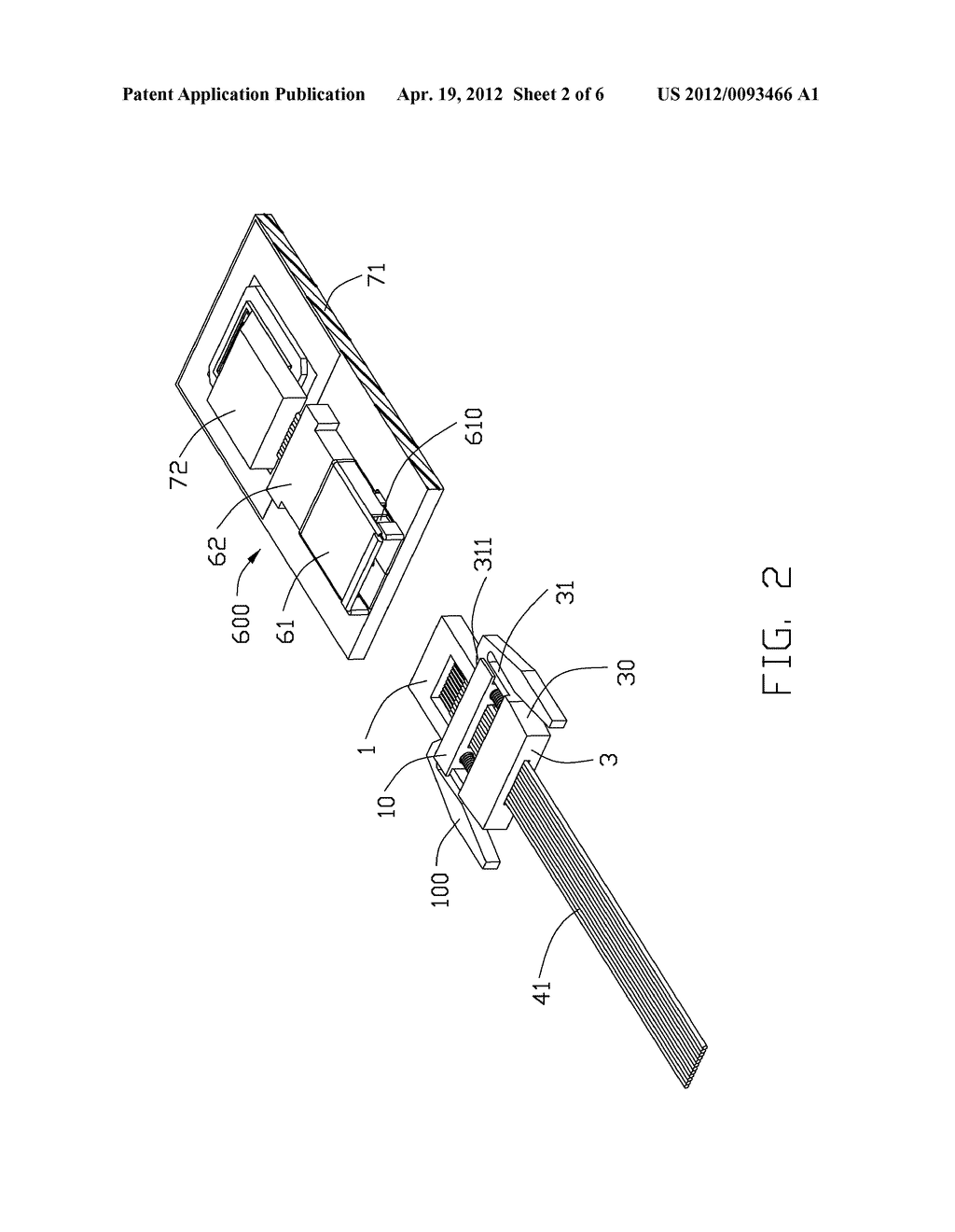OPTICAL CONNECTOR PLUG HAVING IMPROVED LATCHING MECHANISM - diagram, schematic, and image 03
