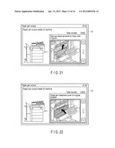 IMAGE FORMING APPARATUS AND GUIDANCE DISPLAY METHOD IN THE IMAGE FORMING     APPARATUS diagram and image