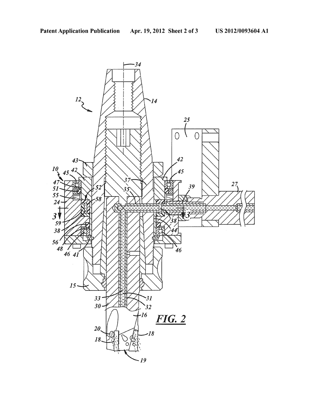 MECHANISM FOR DELIVERING CRYOGENIC COOLANT TO A ROTATING TOOL - diagram, schematic, and image 03