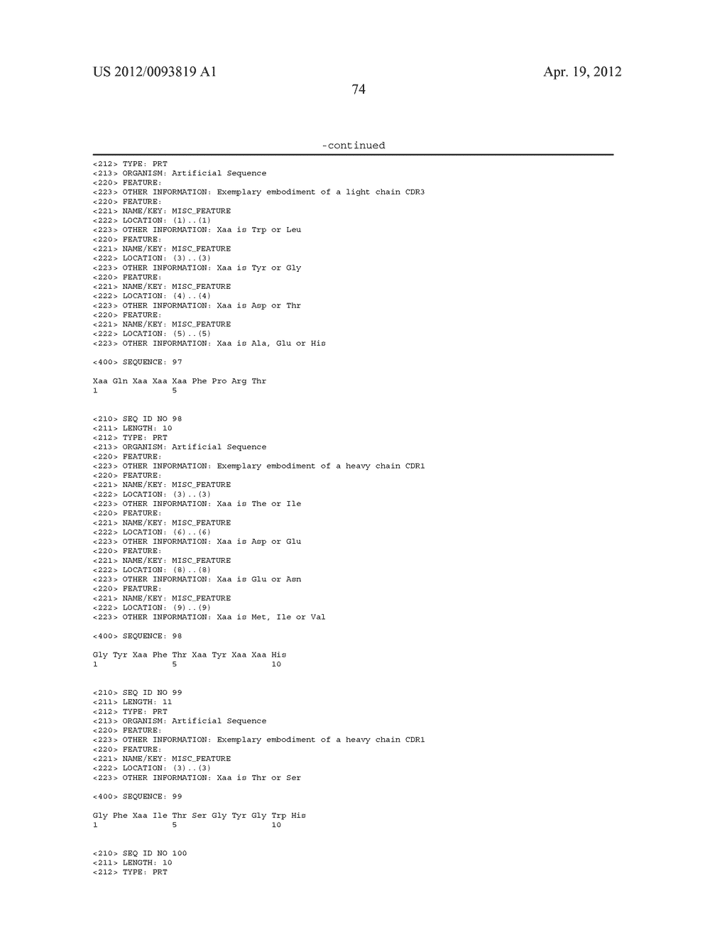 ANTIBODIES THAT SPECIFICALLY BLOCK THE BIOLOGICAL ACTIVITY OF A TUMOR     ANTIGEN - diagram, schematic, and image 109