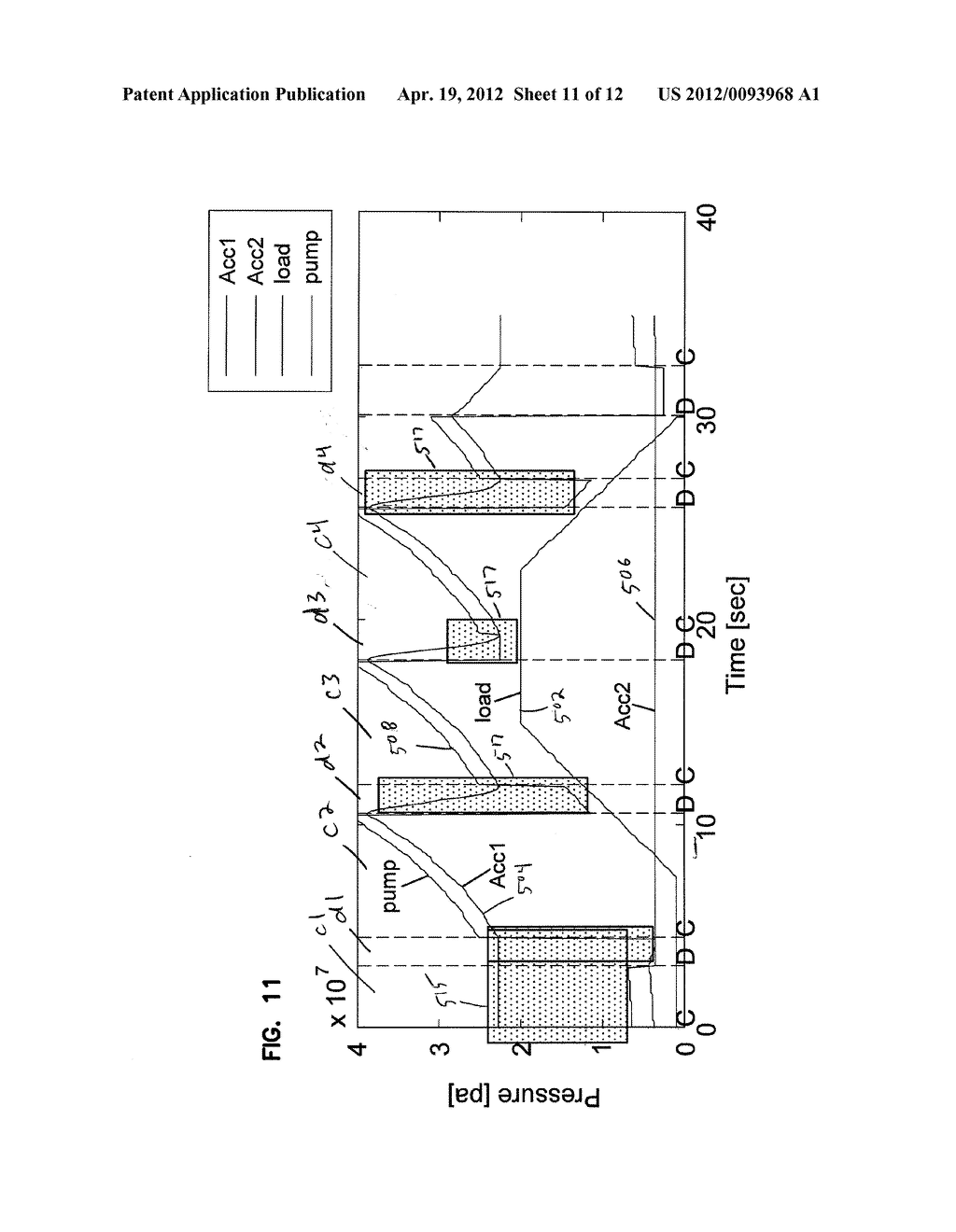 HYDRAULIC DRIVE CIRCUIT WITH PARALLEL ARCHITECTURED ACCUMULATOR - diagram, schematic, and image 12