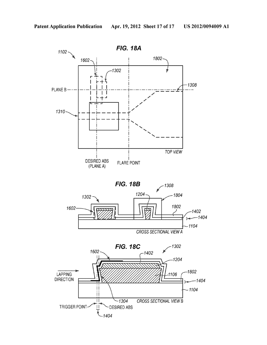 MAGNETIC WRITE HEAD FABRICATION WITH INTEGRATED ELECTRICAL LAPPING GUIDES - diagram, schematic, and image 18