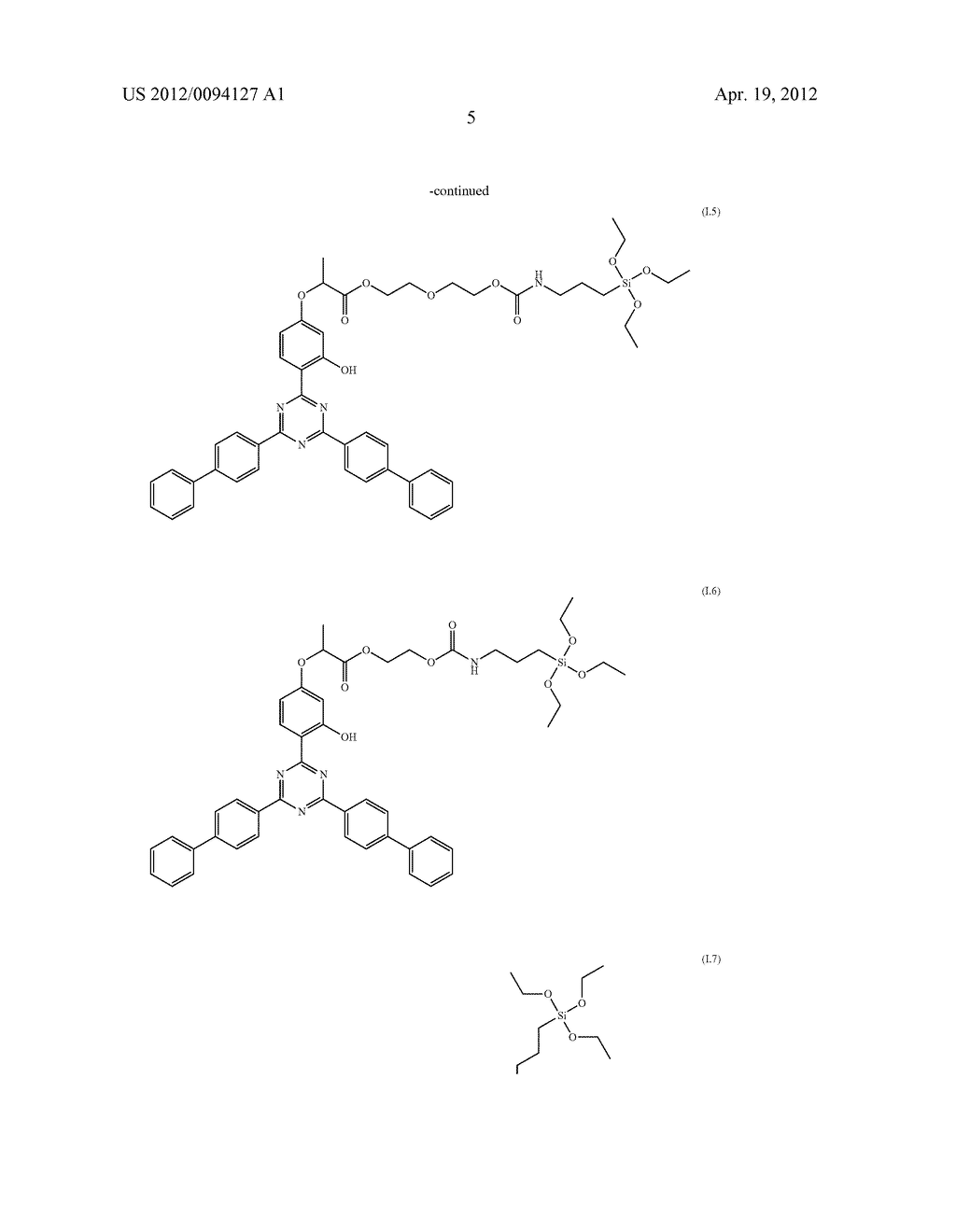 UV ABSORBERS SOLUBLE IN POLAR MEDIA - diagram, schematic, and image 06