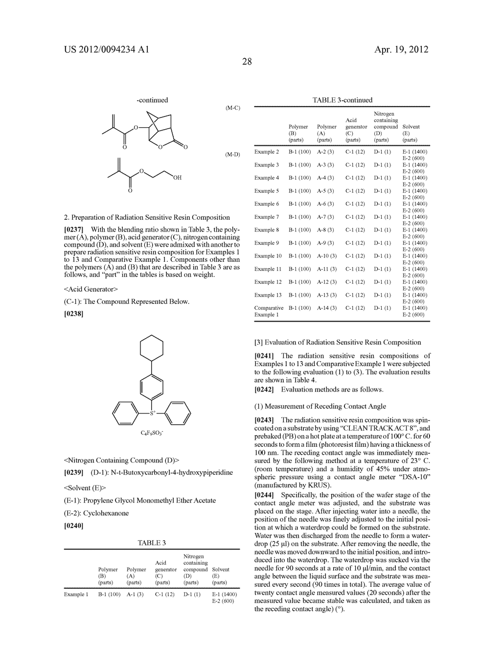 RADIATION-SENSITIVE RESIN COMPOSITION, POLYMER, AND METHOD FOR FORMING     RESIST PATTERN - diagram, schematic, and image 29