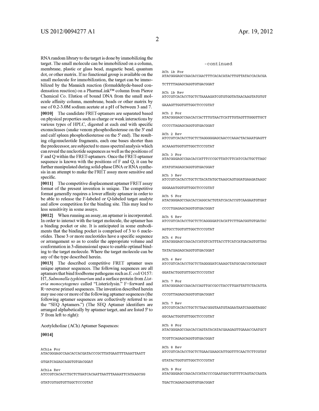 Methods of producing competitive aptamer FRET reagents and assays - diagram, schematic, and image 16