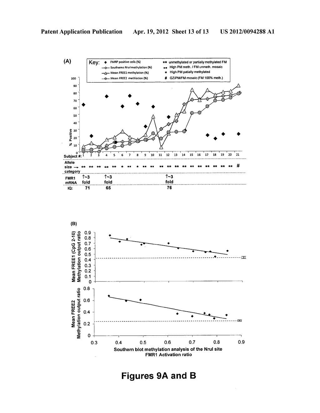 ASSAY FOR DETERMINING EPIGENETIC PROFILES OF MARKERS OF FRAGILE X ALLELES - diagram, schematic, and image 14