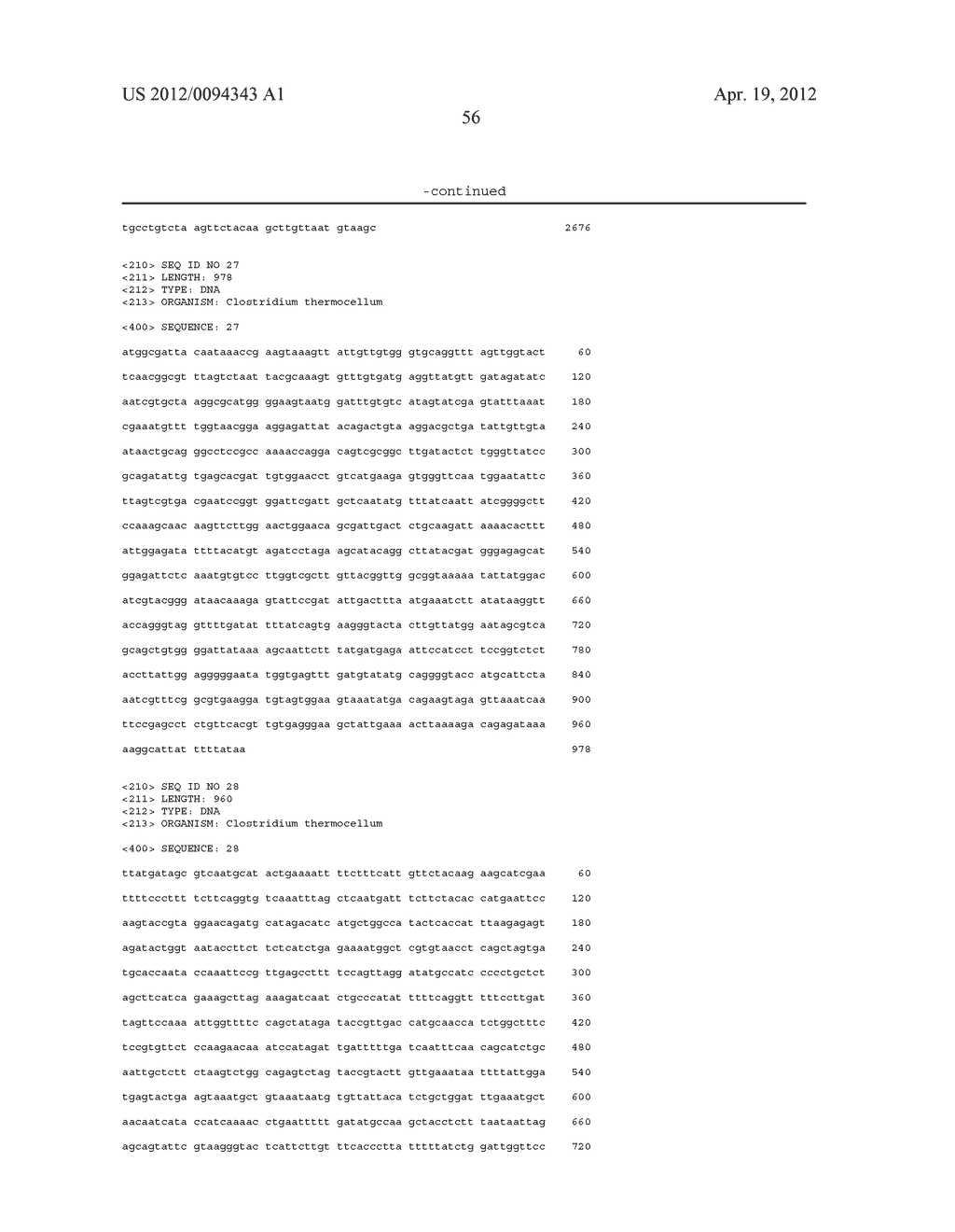 Gene Knockout Mesophilic and Thermophilic Organisms, and Methods of Use     Thereof - diagram, schematic, and image 135