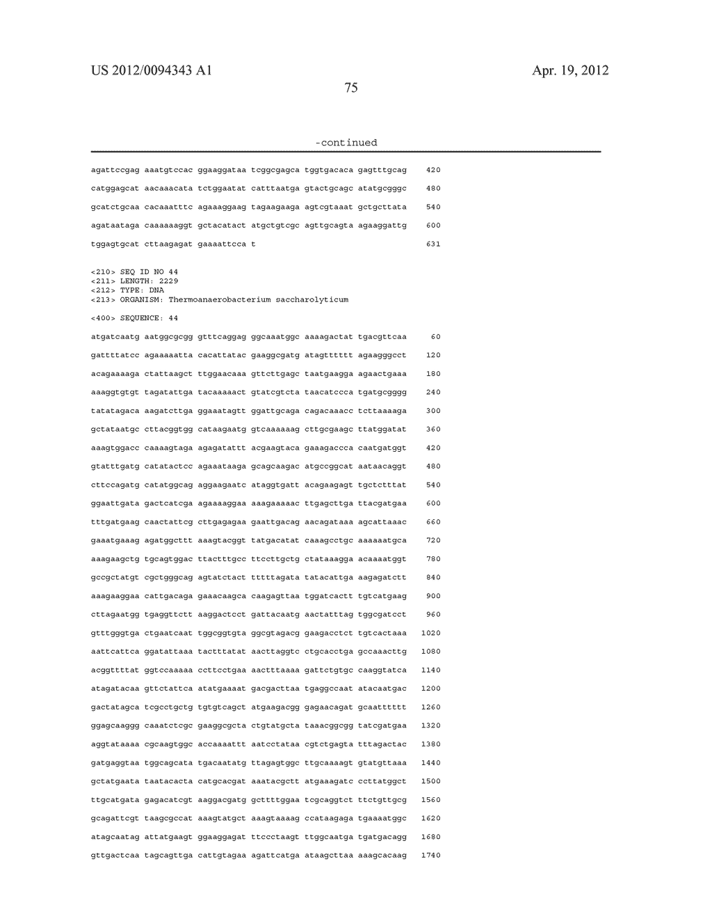 Gene Knockout Mesophilic and Thermophilic Organisms, and Methods of Use     Thereof - diagram, schematic, and image 154