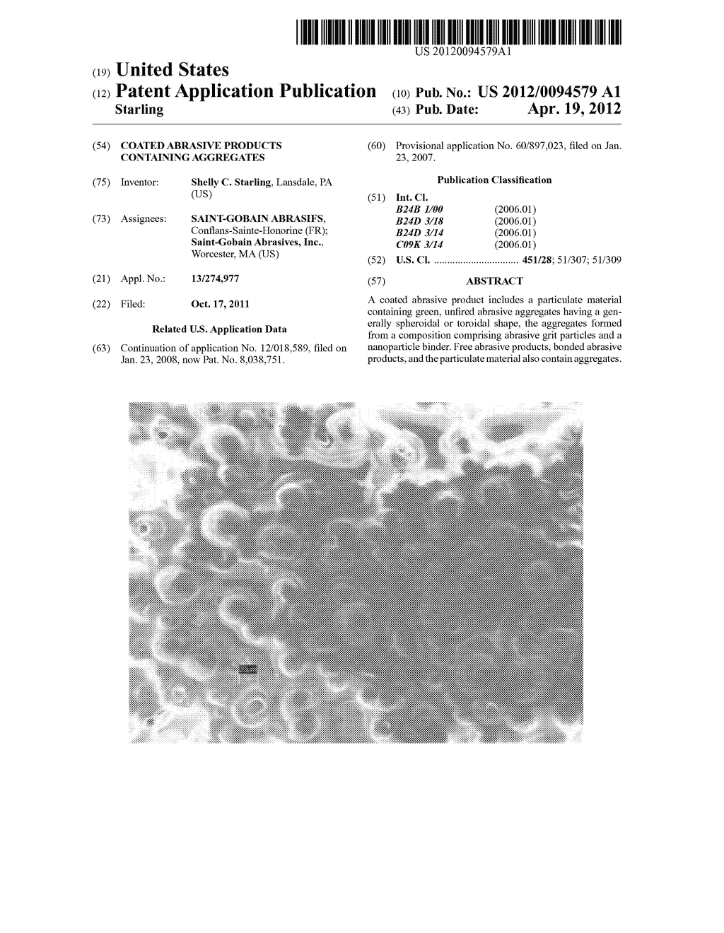 Coated Abrasive Products Containing Aggregates - diagram, schematic, and image 01