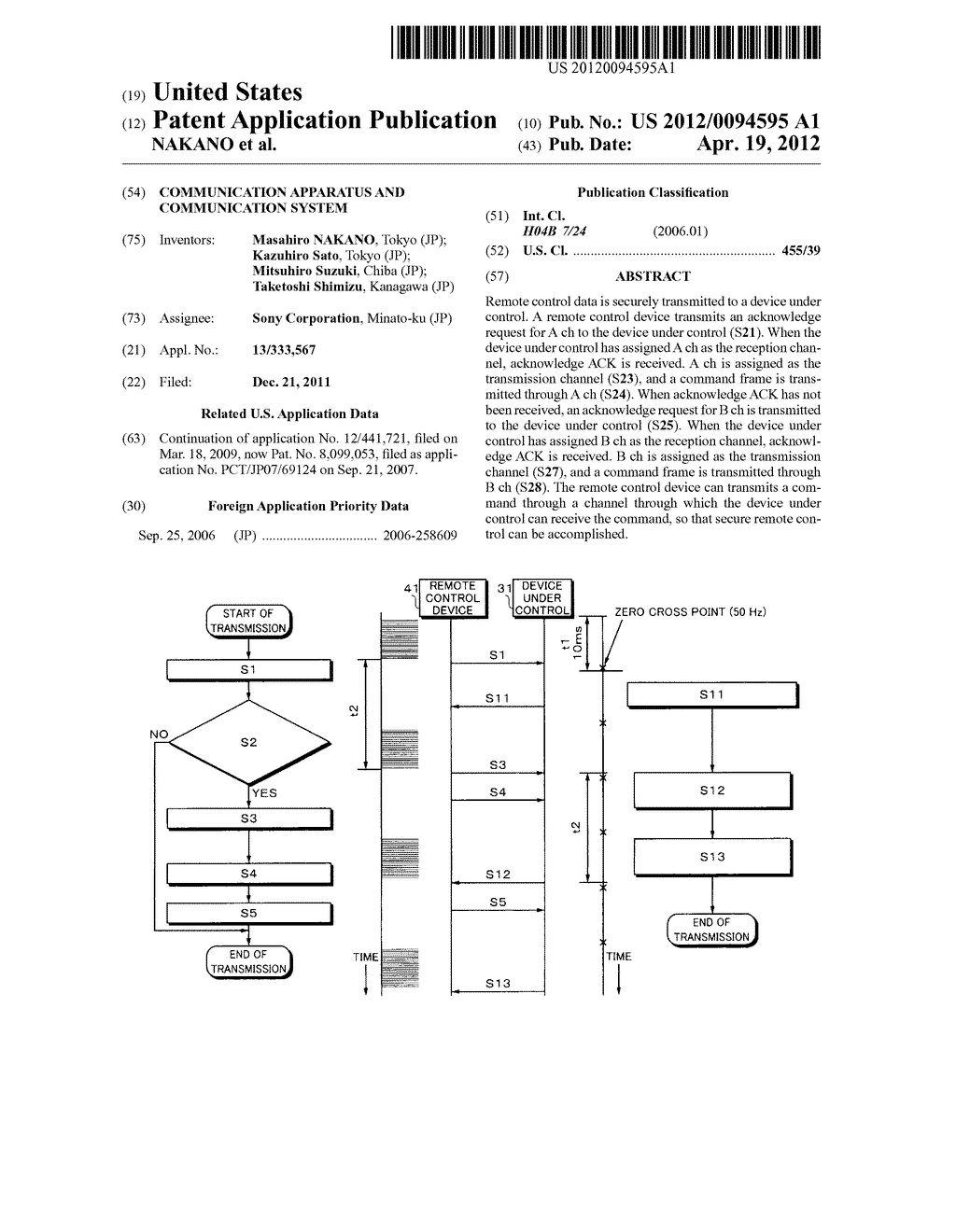 COMMUNICATION APPARATUS AND COMMUNICATION SYSTEM - diagram, schematic, and image 01