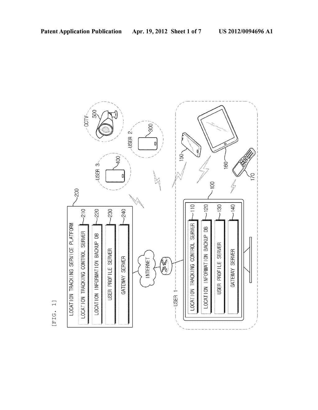 SYSTEM AND METHOD FOR TRACKING LOCATION OF MOBILE TERMINAL USING TV - diagram, schematic, and image 02