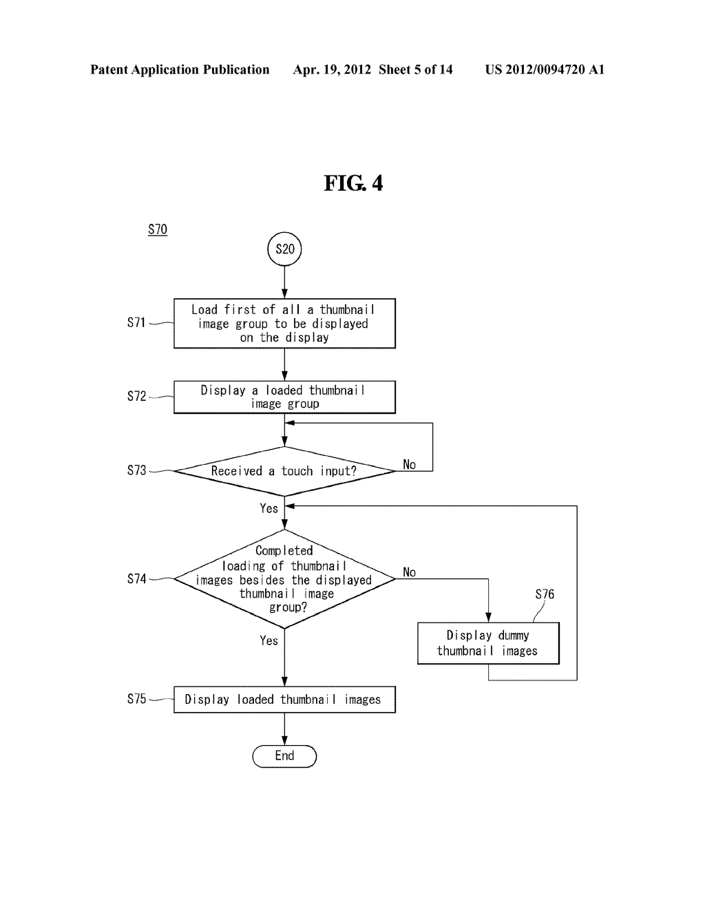 MOBILE TERMINAL AND DISPLAYING METHOD THEREOF - diagram, schematic, and image 06