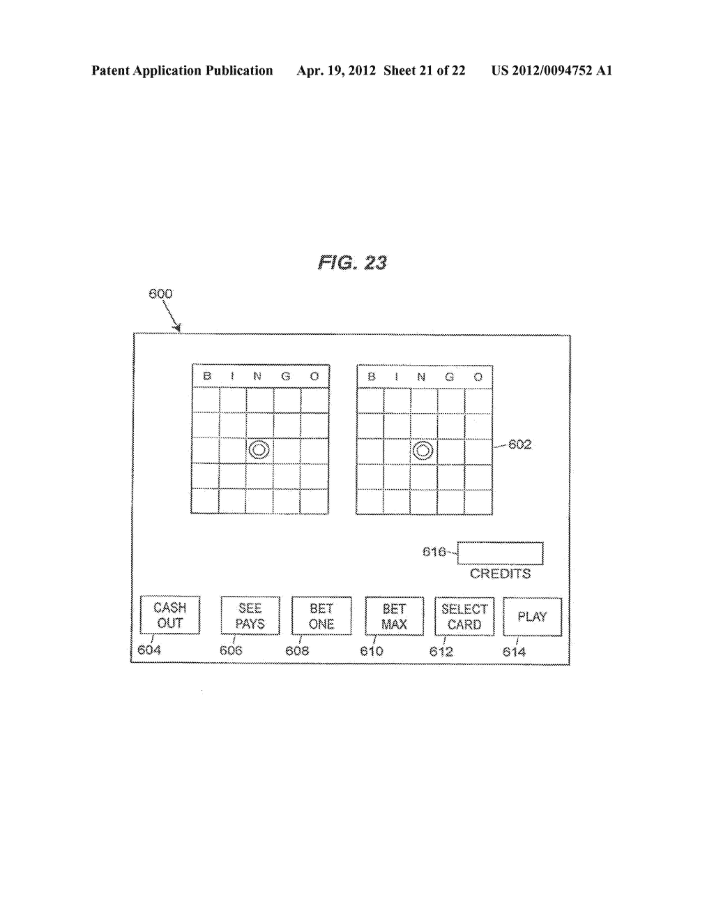 METHODS AND APPARATUS FOR A COMPETITIVE BONUS GAME WITH VARIABLE ODDS - diagram, schematic, and image 22