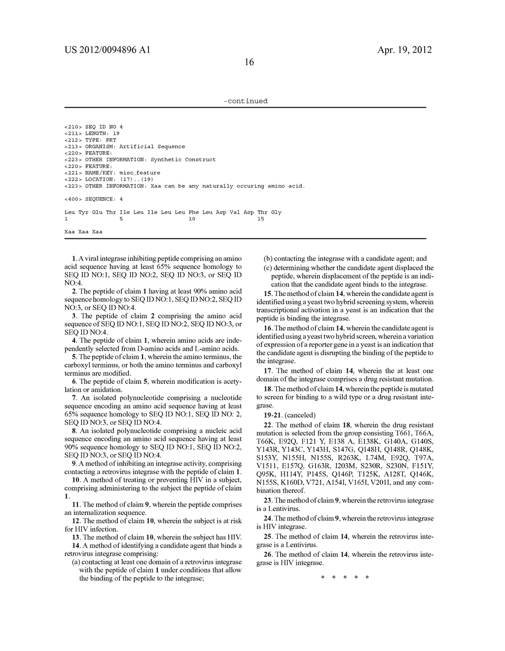 INHIBITORS OF VIRAL INTEGRASE AND METHODS OF USE - diagram, schematic, and image 23