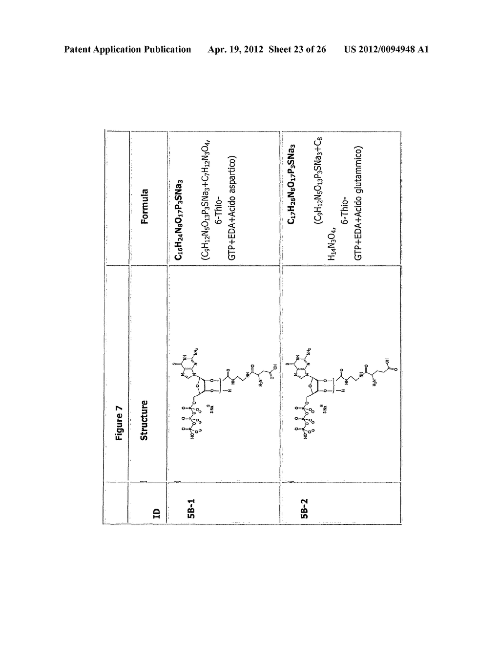  Analogous Compounds of 6-Thioguanosine Triphosphate, their use in Medical     Fields and Processes for their Preparation - diagram, schematic, and image 24