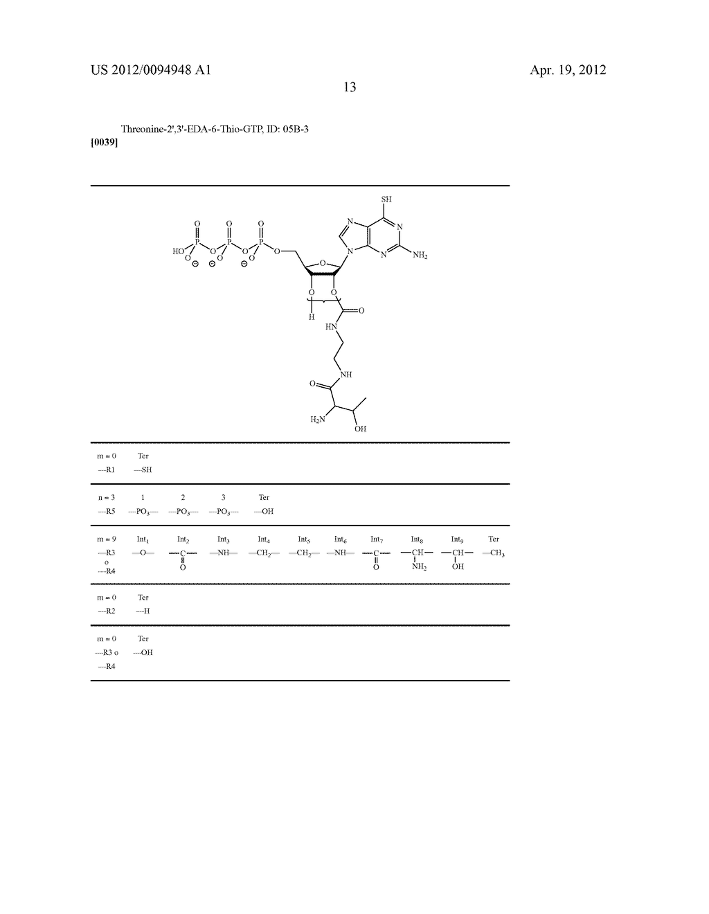  Analogous Compounds of 6-Thioguanosine Triphosphate, their use in Medical     Fields and Processes for their Preparation - diagram, schematic, and image 40