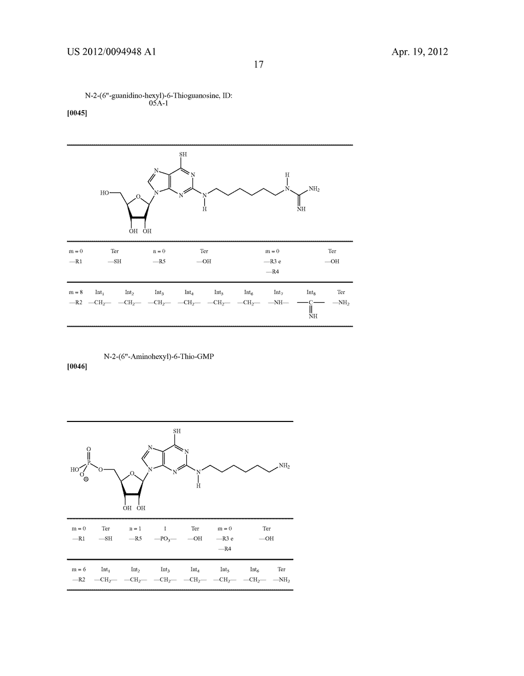  Analogous Compounds of 6-Thioguanosine Triphosphate, their use in Medical     Fields and Processes for their Preparation - diagram, schematic, and image 44