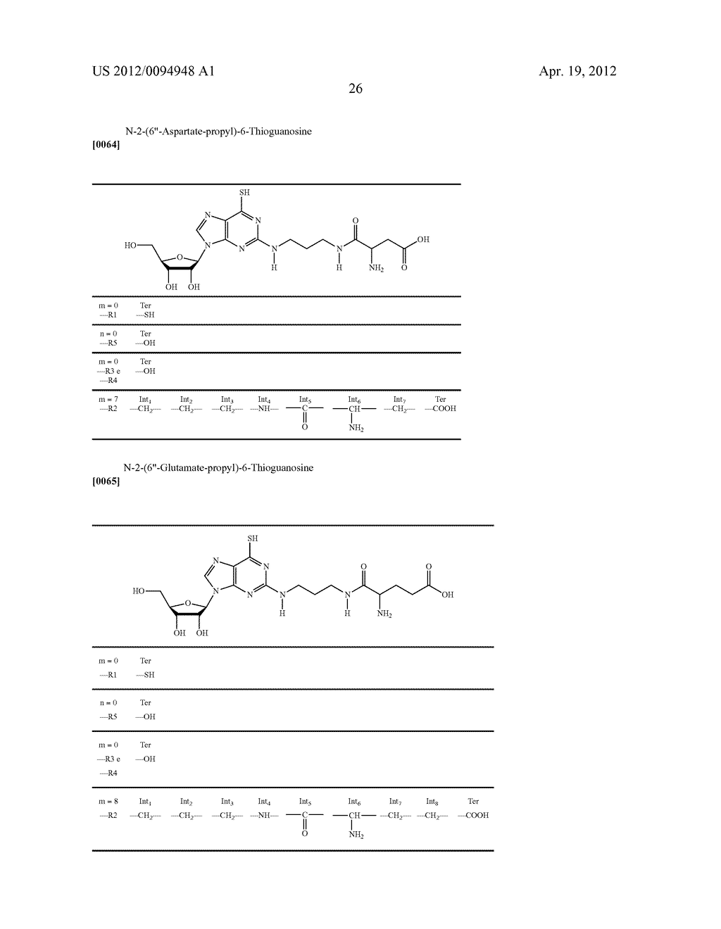  Analogous Compounds of 6-Thioguanosine Triphosphate, their use in Medical     Fields and Processes for their Preparation - diagram, schematic, and image 53