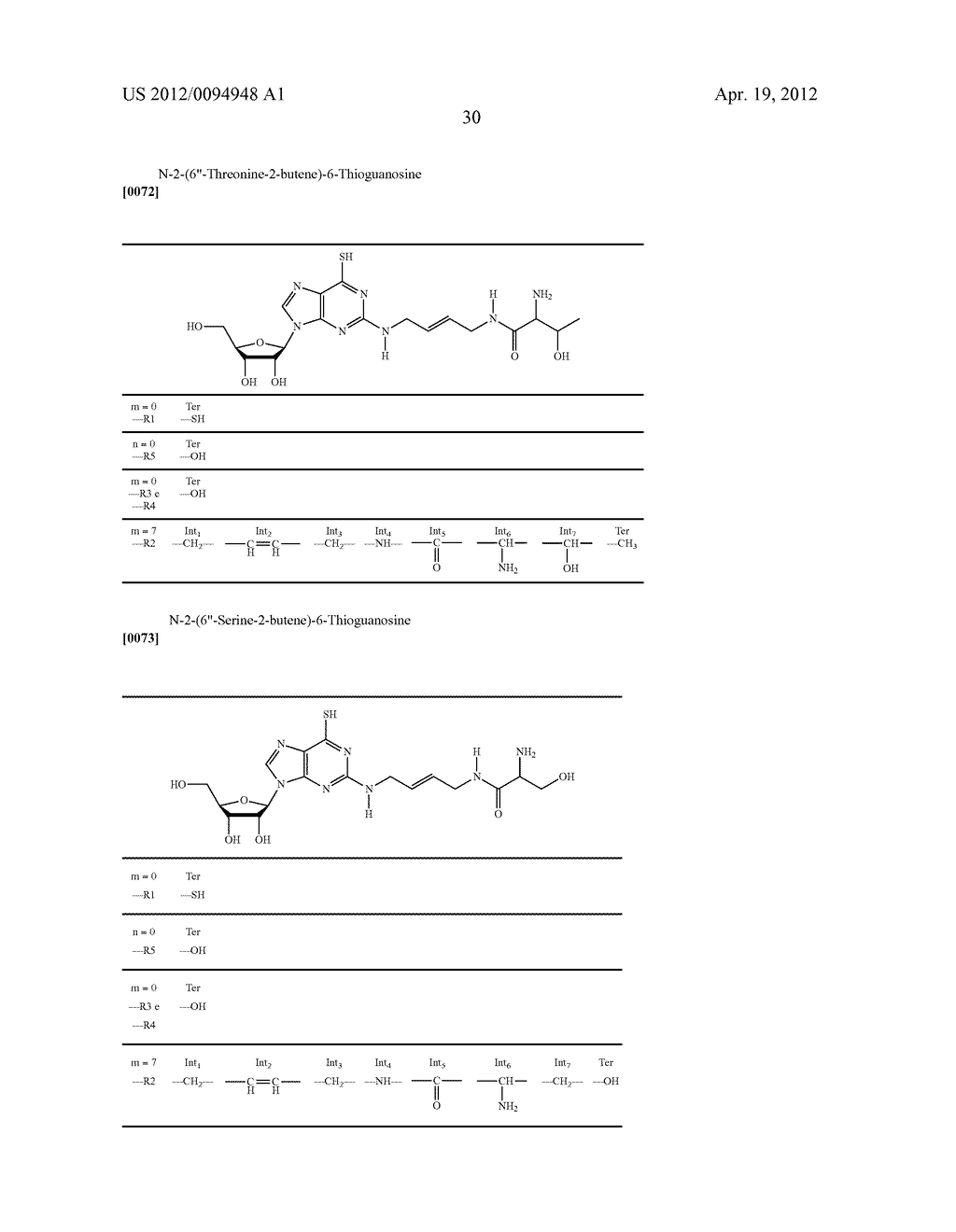  Analogous Compounds of 6-Thioguanosine Triphosphate, their use in Medical     Fields and Processes for their Preparation - diagram, schematic, and image 57