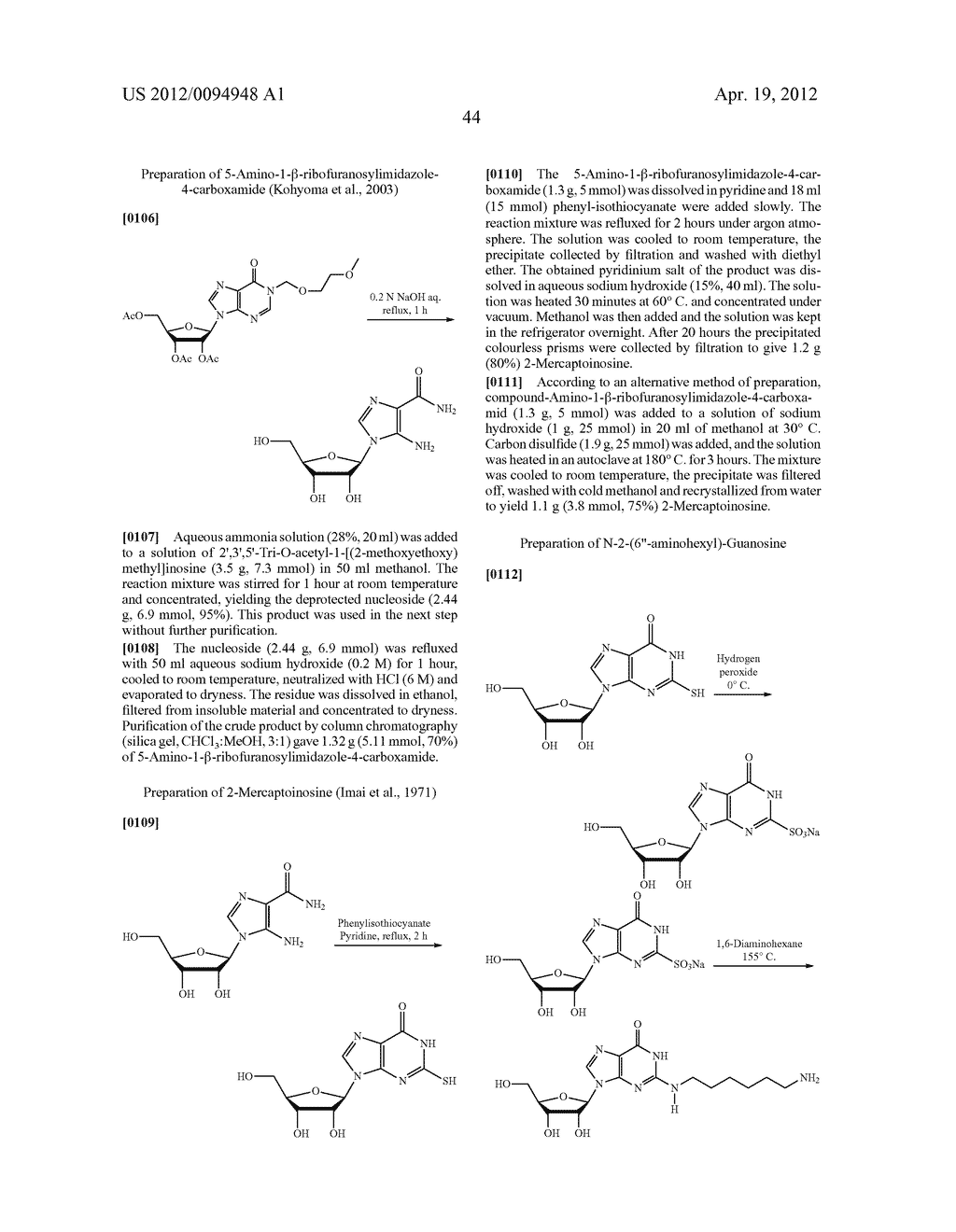  Analogous Compounds of 6-Thioguanosine Triphosphate, their use in Medical     Fields and Processes for their Preparation - diagram, schematic, and image 71