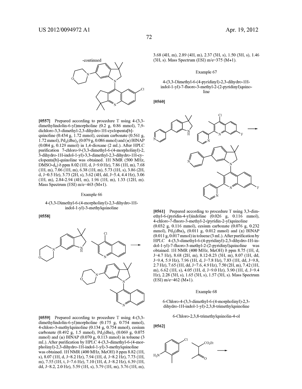 HETEROCYCLIC COMPOUNDS AND THEIR USES - diagram, schematic, and image 73