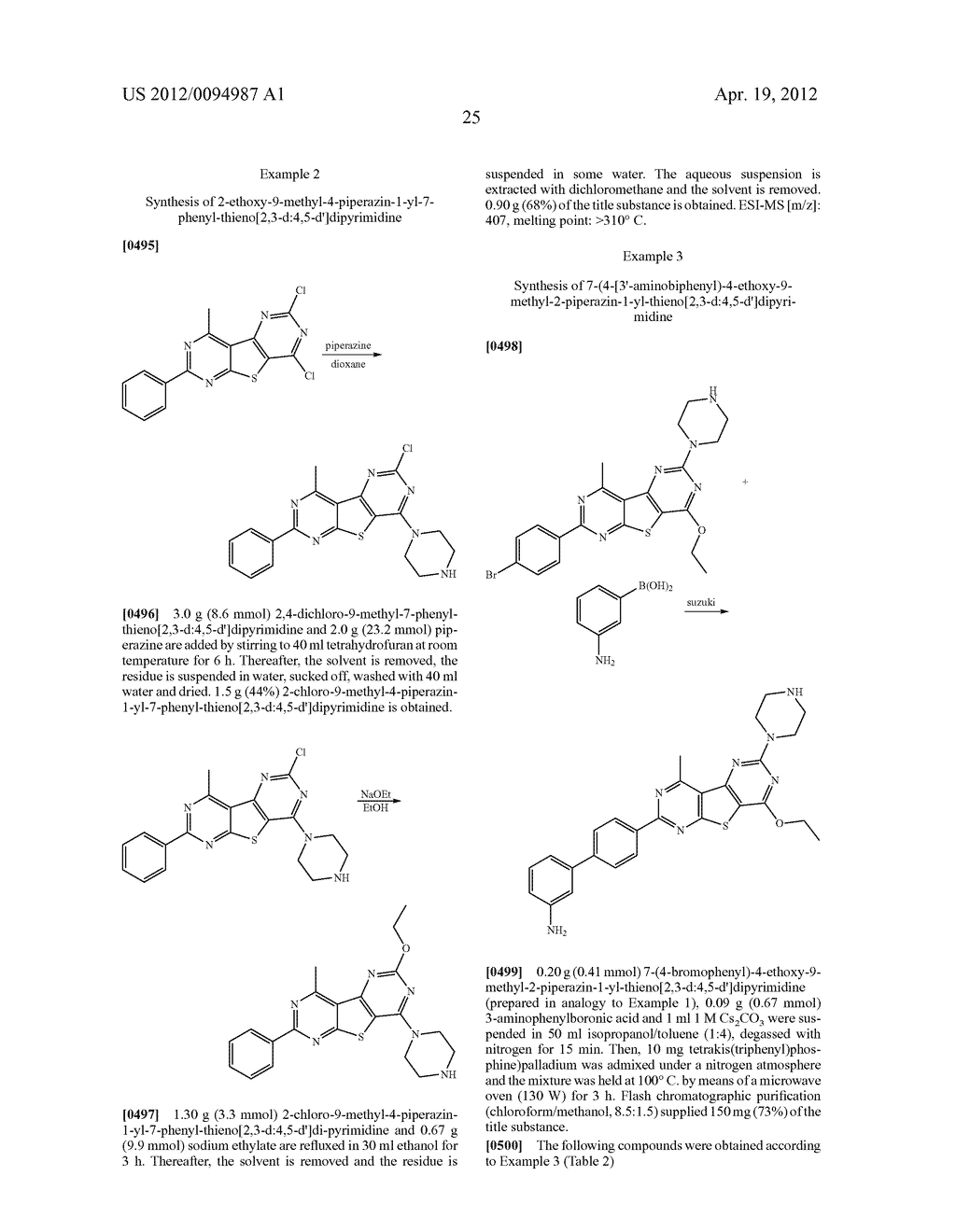 SUBSTITUTED PYRIDO [3', 2': 4, 5] THIENO [3, 2-D] PYRIMIDINES AND PYRIDO     [3', 2': 4, 5] FURO [3, 2-D] PYRIMIDINES USED AS INHIBITORS OF THE PDE-4     AND/OR THE RELEASE OF TNF-alpha - diagram, schematic, and image 27