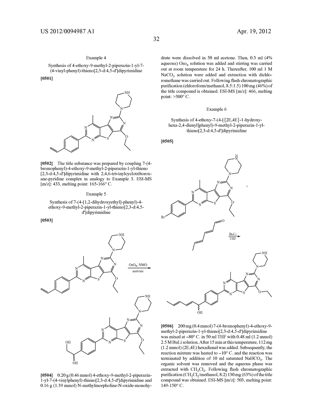 SUBSTITUTED PYRIDO [3', 2': 4, 5] THIENO [3, 2-D] PYRIMIDINES AND PYRIDO     [3', 2': 4, 5] FURO [3, 2-D] PYRIMIDINES USED AS INHIBITORS OF THE PDE-4     AND/OR THE RELEASE OF TNF-alpha - diagram, schematic, and image 34