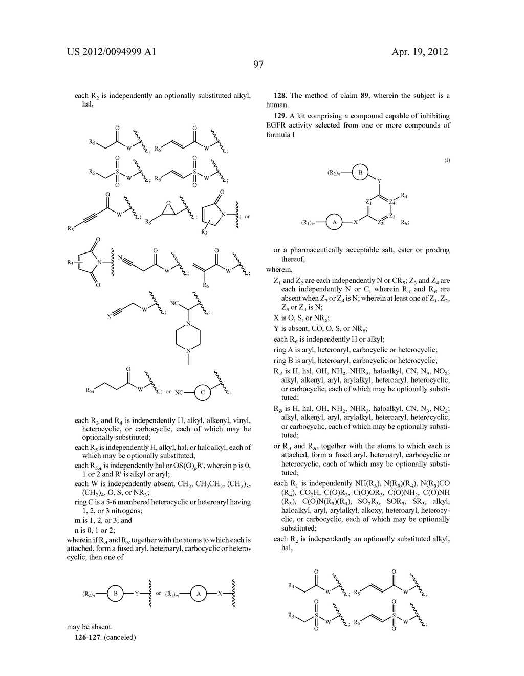 EGFR INHIBITORS AND METHODS OF TREATING DISORDERS - diagram, schematic, and image 111