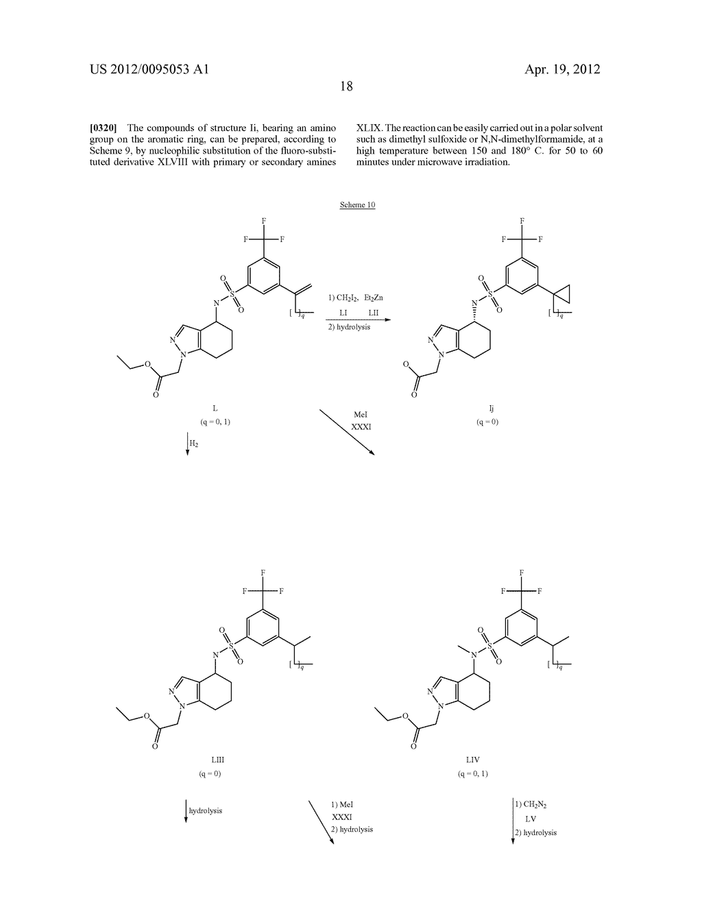 AMINOTETRAHYDROINDAZOLOACETIC ACIDS - diagram, schematic, and image 19