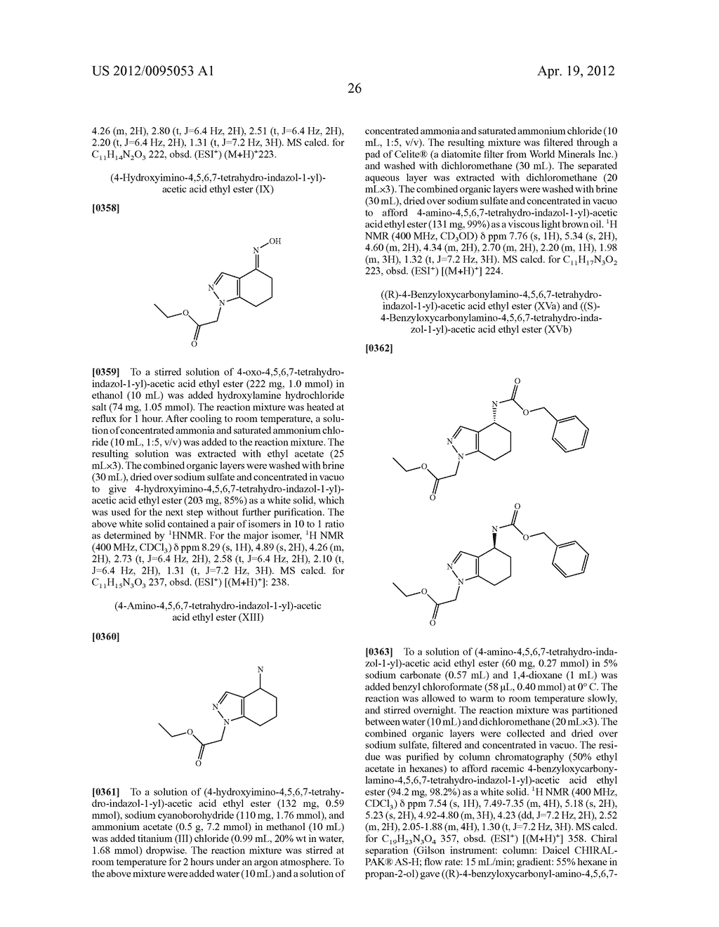 AMINOTETRAHYDROINDAZOLOACETIC ACIDS - diagram, schematic, and image 27