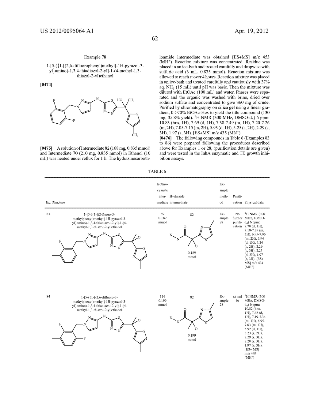 (PYRAZOL-3-YL)-1,3,4-THIADIAZOL-2-AMINE AND     (PYRAZOL-3-YL)-1,3,4-THIAZOL-2-AMINE COMPOUNDS - diagram, schematic, and image 63