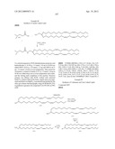 NOVEL LIPIDS AND COMPOSITIONS FOR THE DELIVERY OF THERAPEUTICS diagram and image