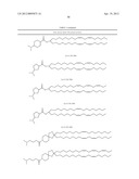 NOVEL LIPIDS AND COMPOSITIONS FOR THE DELIVERY OF THERAPEUTICS diagram and image