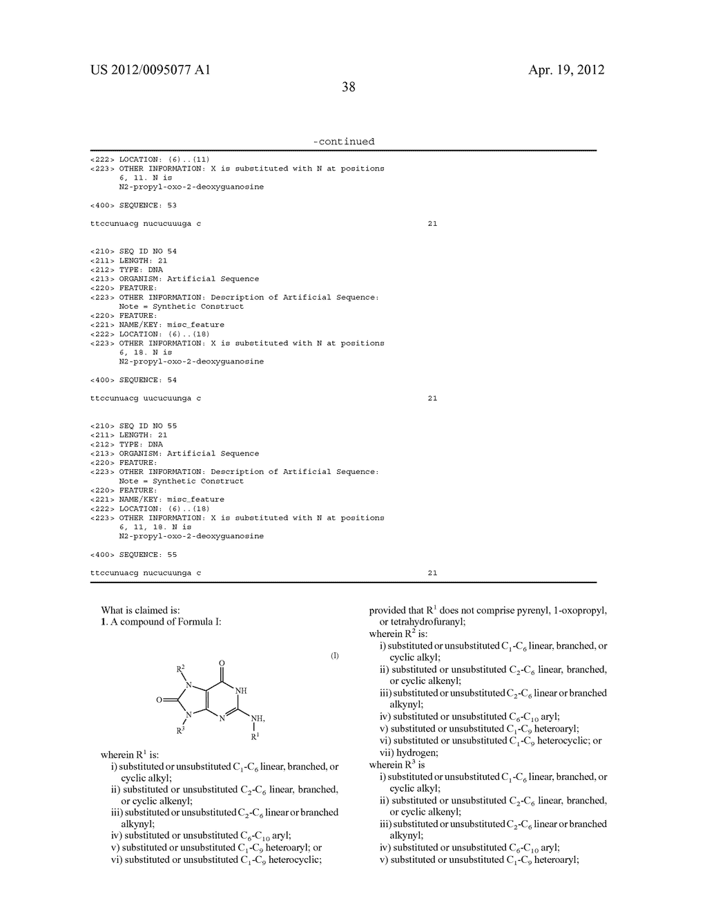 METHODS AND COMPOSITIONS RELATED TO MODIFIED GUANINE BASES FOR CONTROLLING     OFF-TARGET EFFECTS IN RNA INTERFERENCE - diagram, schematic, and image 58