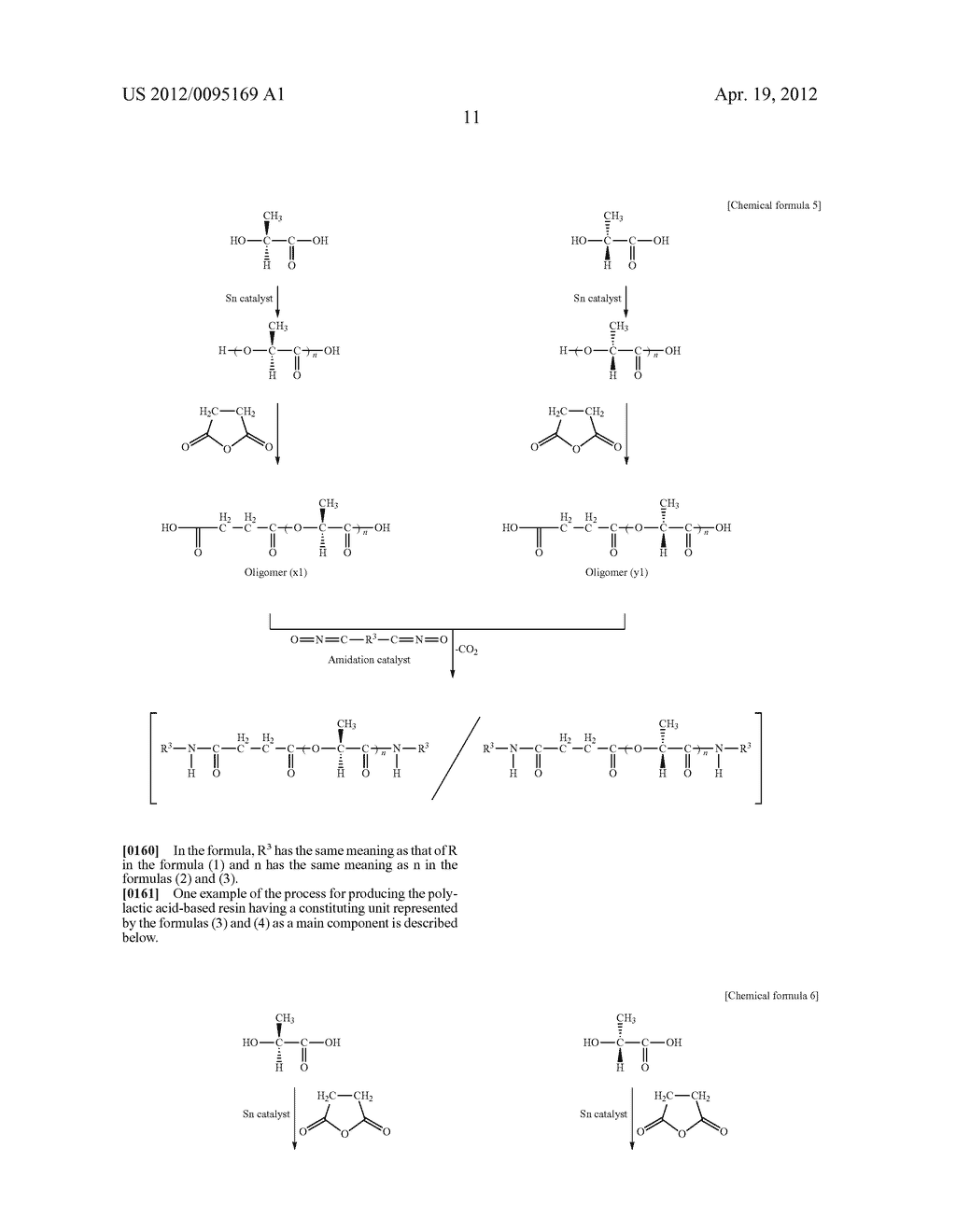 POLYLACTIC ACID-BASED RESIN, PROCESS FOR PRODUCING POLYLACTIC ACID-BASED     RESIN, POLYLACTIC ACID RESIN COMPOSITION, STEREOCOMPLEX POLYLACTIC ACID     RESIN COMPOSITION AND PROCESS FOR PRODUCING STEREOCOMPLEX POLYLACTIC ACID     RESIN COMPOSITION - diagram, schematic, and image 14