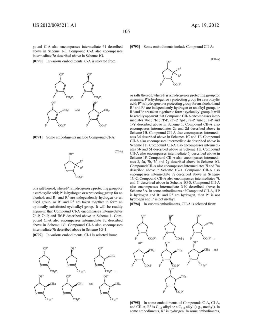 SUBSTITUTED PROLINE INHIBITORS OF HEPATITIS C VIRUS REPLICATION - diagram, schematic, and image 105