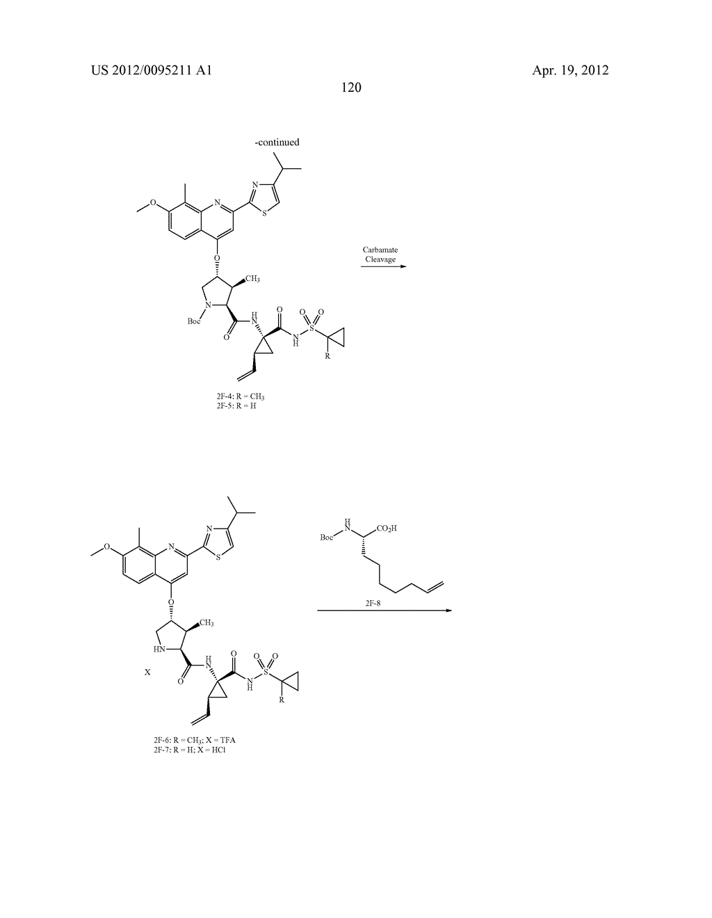 SUBSTITUTED PROLINE INHIBITORS OF HEPATITIS C VIRUS REPLICATION - diagram, schematic, and image 120