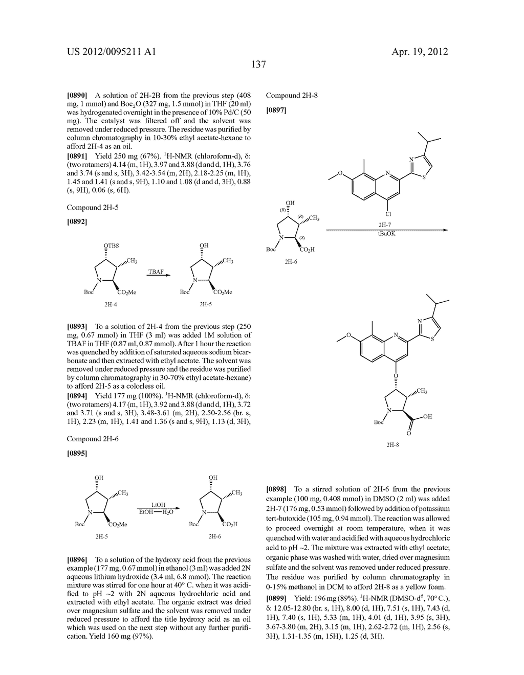 SUBSTITUTED PROLINE INHIBITORS OF HEPATITIS C VIRUS REPLICATION - diagram, schematic, and image 137