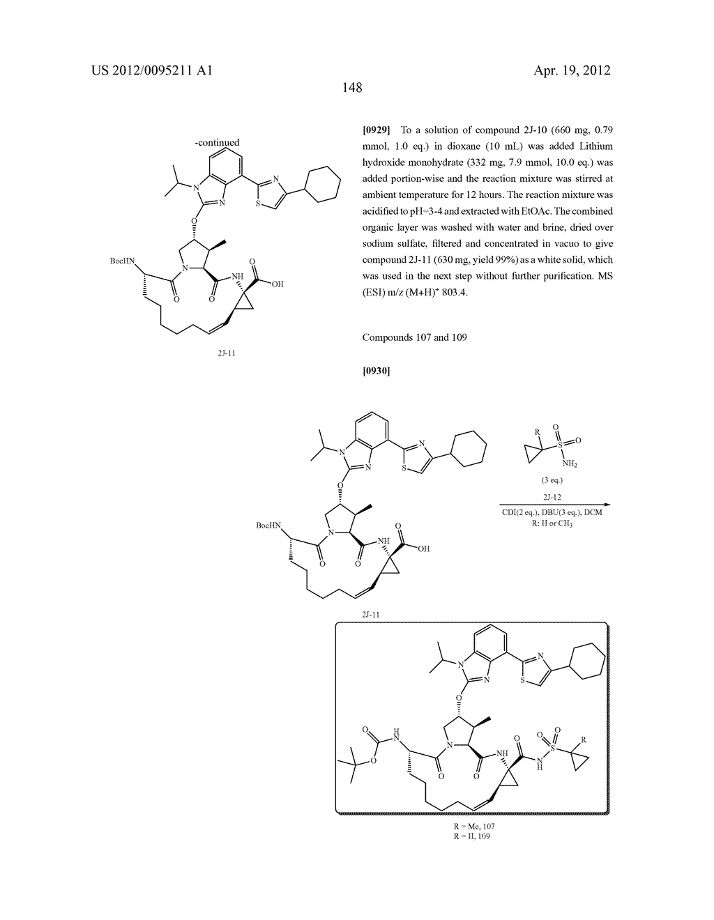 SUBSTITUTED PROLINE INHIBITORS OF HEPATITIS C VIRUS REPLICATION - diagram, schematic, and image 148