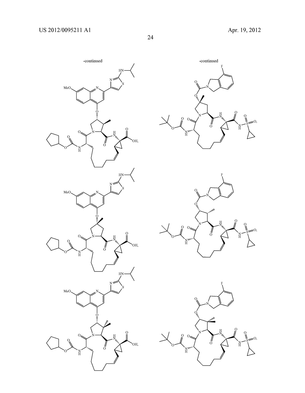 SUBSTITUTED PROLINE INHIBITORS OF HEPATITIS C VIRUS REPLICATION - diagram, schematic, and image 25