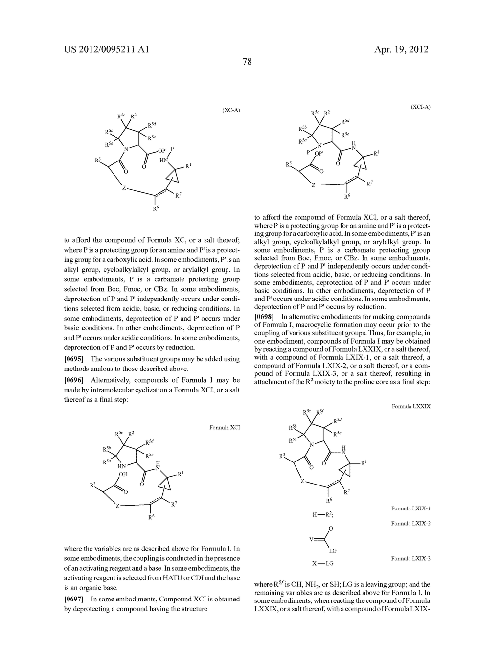 SUBSTITUTED PROLINE INHIBITORS OF HEPATITIS C VIRUS REPLICATION - diagram, schematic, and image 78