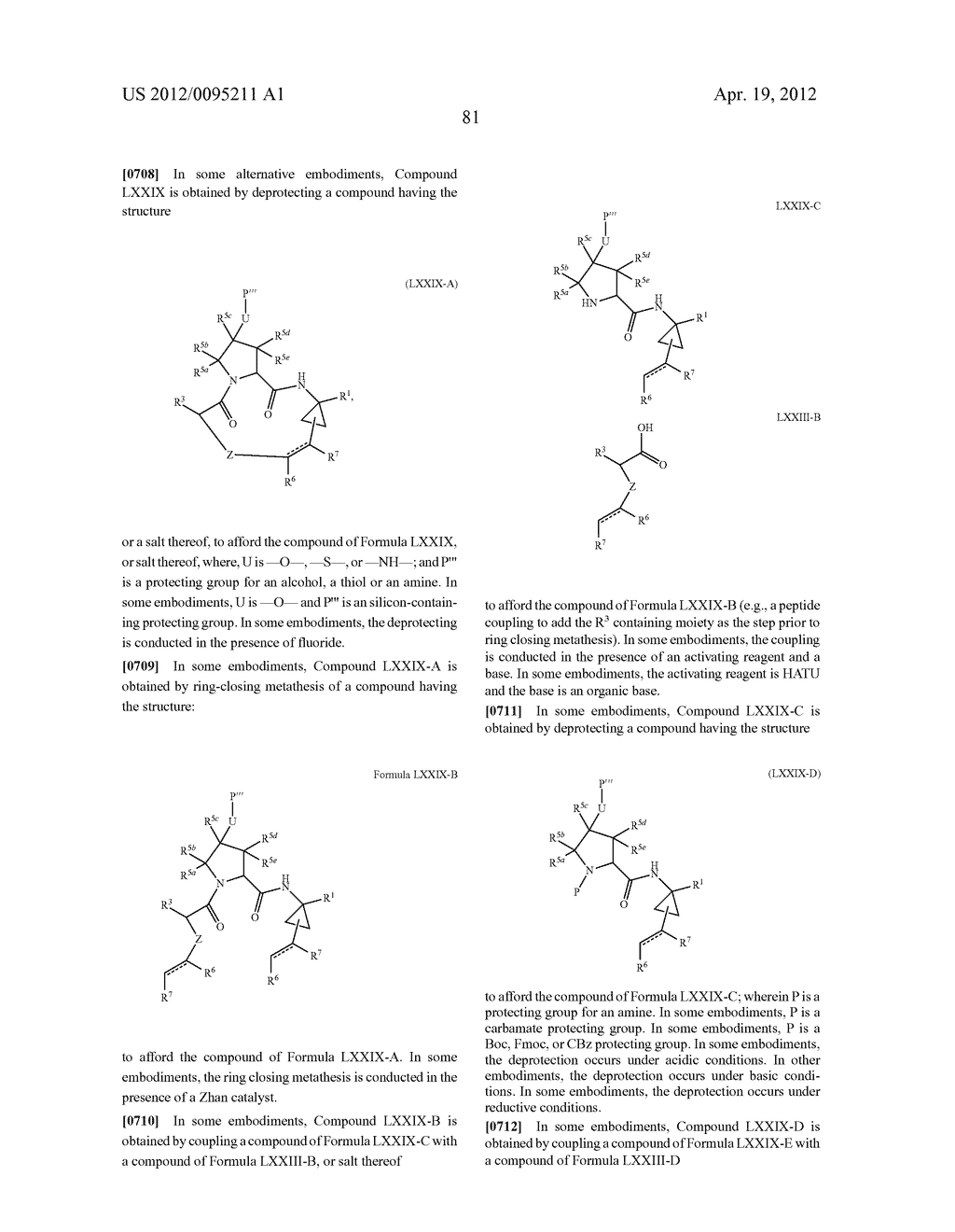 SUBSTITUTED PROLINE INHIBITORS OF HEPATITIS C VIRUS REPLICATION - diagram, schematic, and image 81