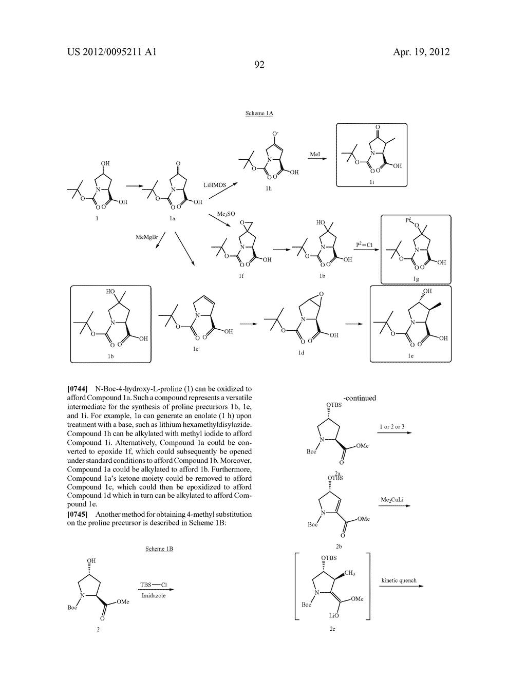 SUBSTITUTED PROLINE INHIBITORS OF HEPATITIS C VIRUS REPLICATION - diagram, schematic, and image 92