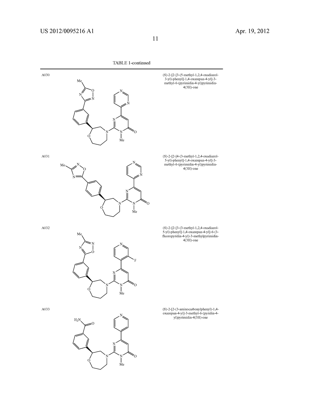 3-[1,4]OXAZEPANE-4-PYRIMIDONE DERIVATIVES - diagram, schematic, and image 12