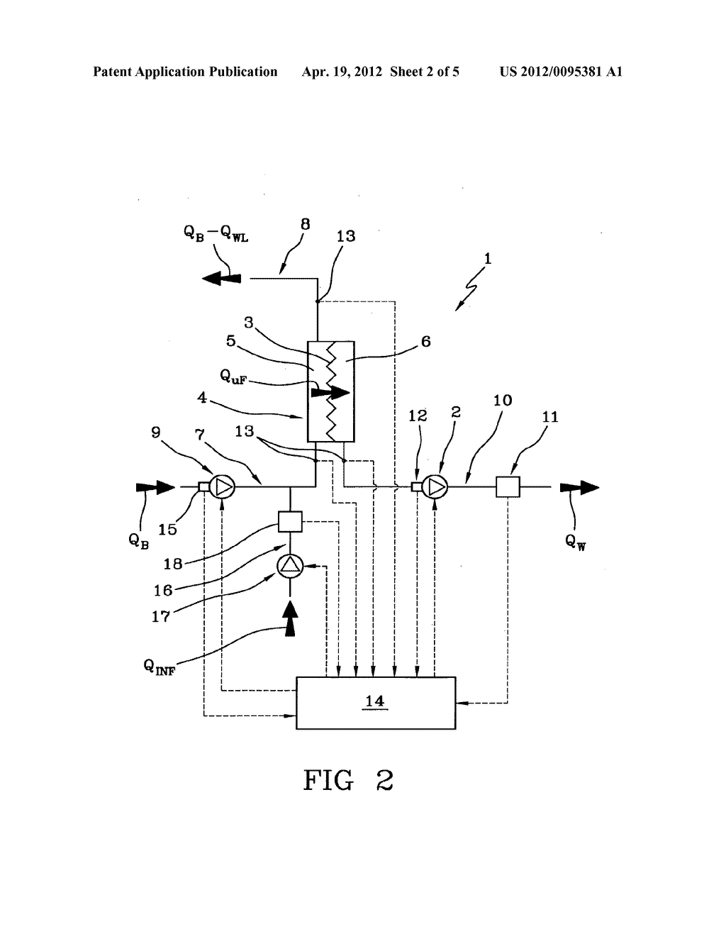 MACHINE FOR EXTRACORPOREAL TREATMENT OF BLOOD - diagram, schematic, and image 03