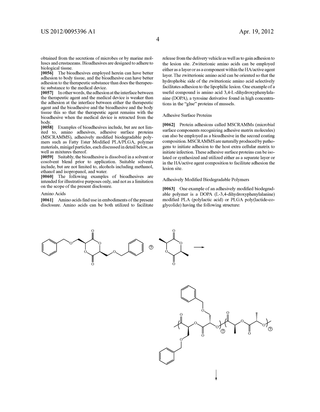 Drug Eluting Medical Device Utilizing Bioadhesives - diagram, schematic, and image 09