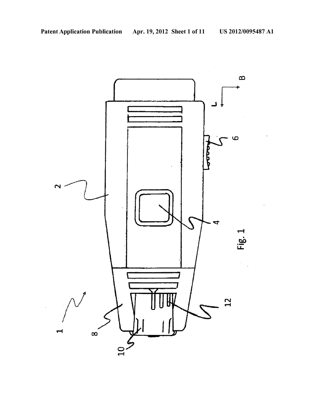 Pricking Aid Comprising A Lancet Ejection Means - diagram, schematic, and image 02