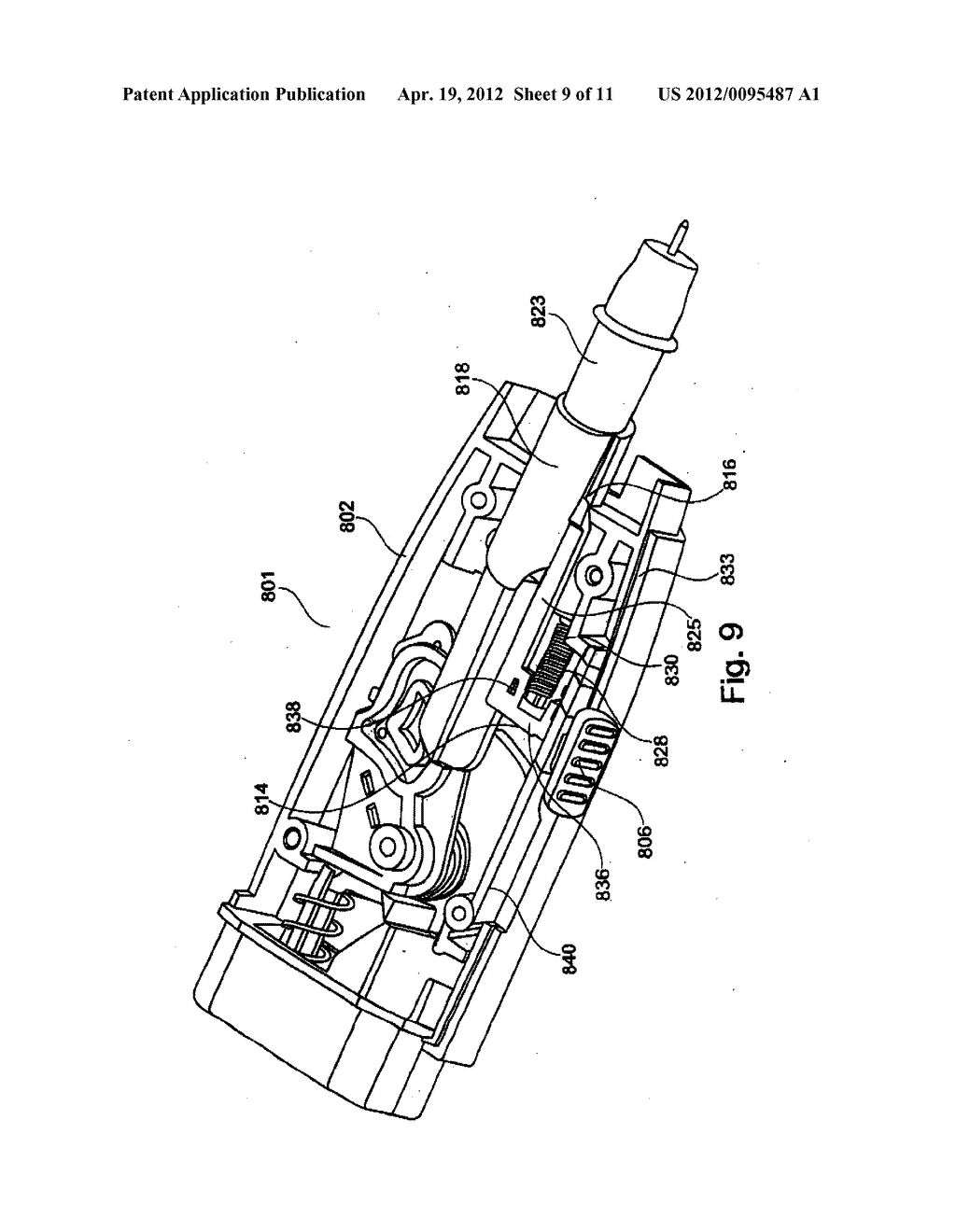 Pricking Aid Comprising A Lancet Ejection Means - diagram, schematic, and image 10