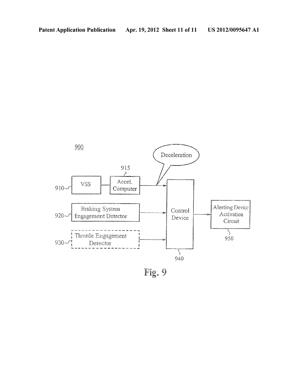 ABSOLUTE ACCELERATION SENSOR FOR USE WITHIN MOVING VEHICLES - diagram, schematic, and image 12