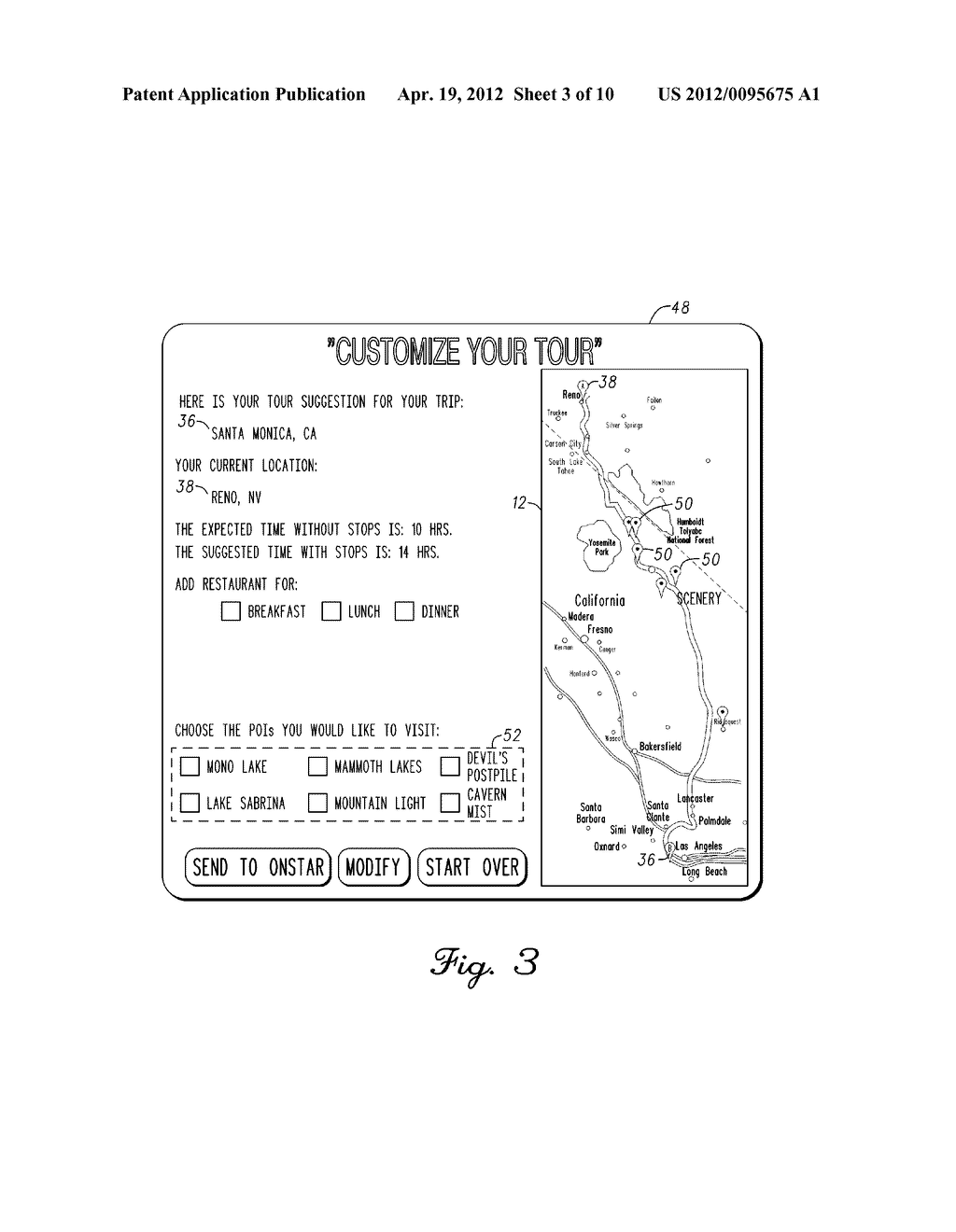 METHOD FOR CREATING AND TAKING A DRIVING TOUR - diagram, schematic, and image 04